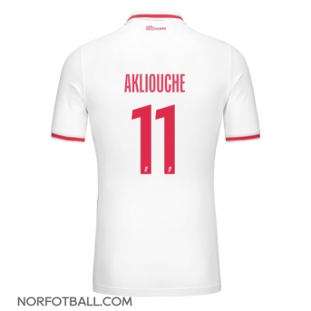 Billige Fotballdrakt AS Monaco Maghnes Akliouche #11 Replika Hjemmedrakt 2024-25 Kortermet